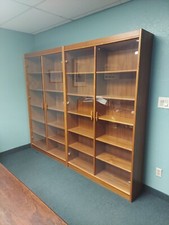 Danish Teak Bookcase Cabinet