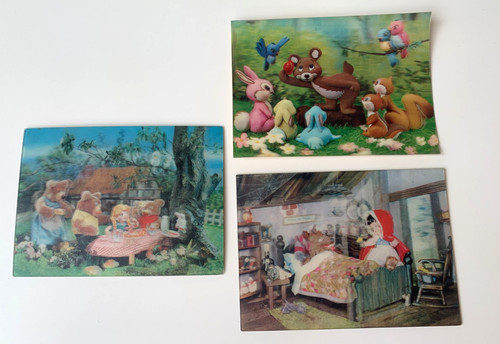 Lenticular flicker postcards - 3,