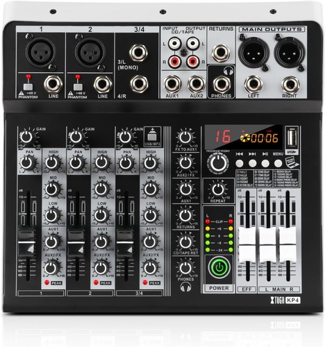 Xtuga channel audio mixer - 4,