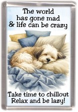 Havanese Dog Fridge Magnet -