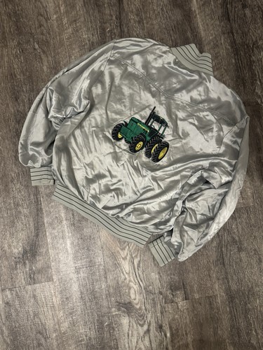 Vintage 80s john deere bomber - vintage,