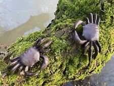 PAIR OF METAL SMALL CAST IRON