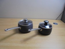 Meyer Tensl Saucepans x 2 with