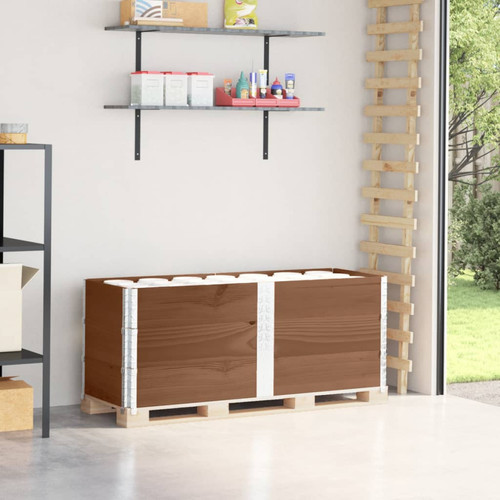 Pallet collars dark brown - collars,