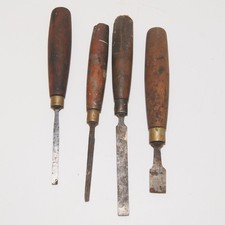 4 x VINTAGE CARPENTERS WOOD