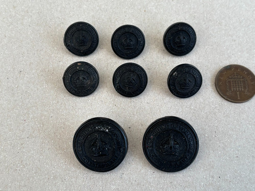 Obsolete police buttons - obsolete,