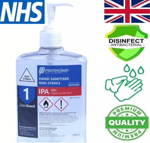 Antibacterial hand sanitising - hand,