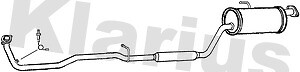 Klarius box with centre pipe