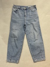 M & S LADIES SLIM BALLOON BLUE