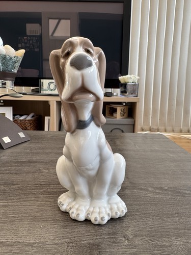 Lladro porcelain sad - lladro, hound