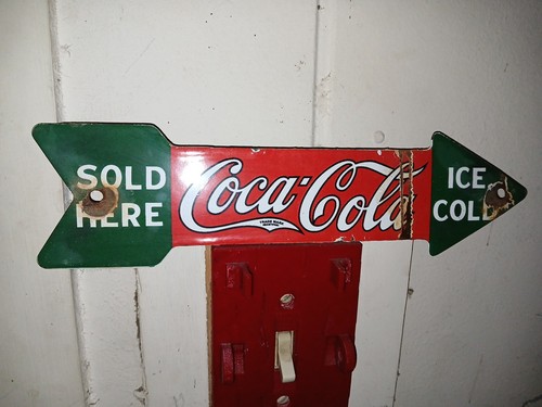 Vintage coca cola - vintage, porcelain