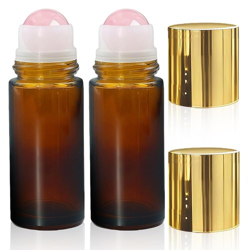 2pc 50ml refillable - 50ml, amber