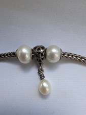 Trollbeads Pearl Drop Sterling