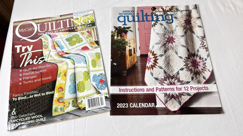 Lot quilting magazines - of,