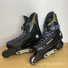Bauer Misty Inline Roller Skates Size UK 5 58mm Wheels Black Green Blades Eur 38