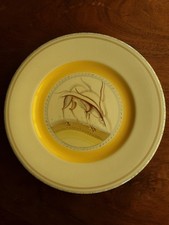 Susie Cooper Wall Plaque With Antellope Grazing. Hand Painted.