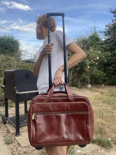 Luxury trolley tan cognac - trolley,
