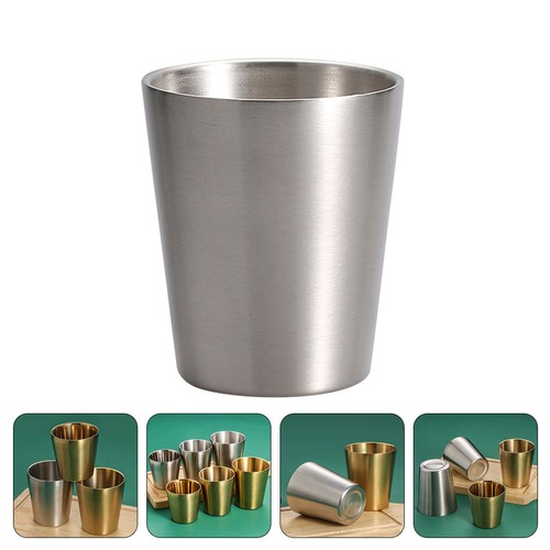 Reusable metal shot - shot, glass
