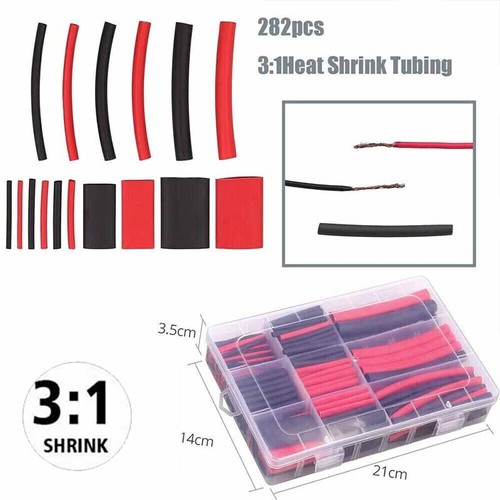 282pc heat shrink assortment - shrink,