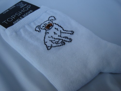 Topshop white ankle - socks, cute