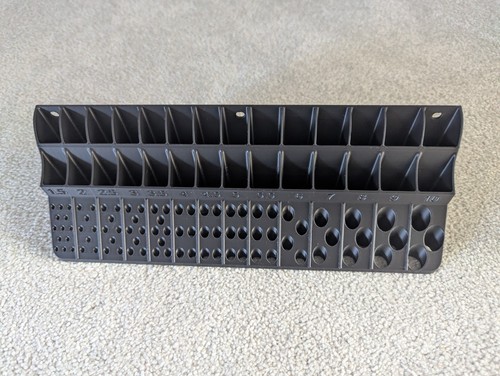 Metric hex key organizer - metric,