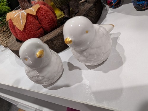 White bird ceramic - 2,