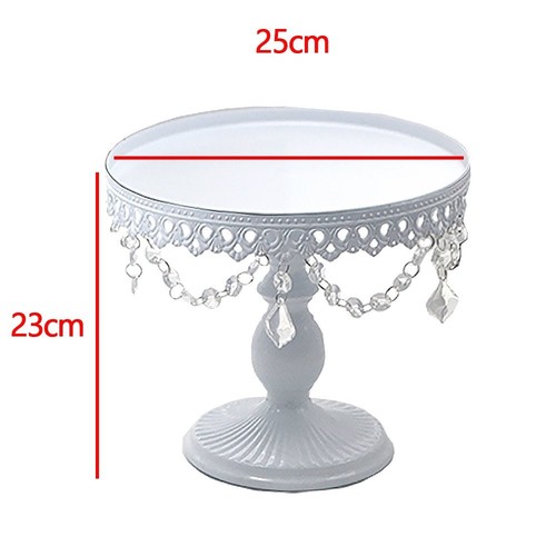 Cake stand crystal - cake, round