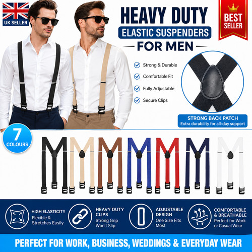 Heavy duty elastic - duty, suspenders