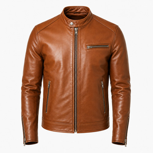 Men cognac brown real - men’s,