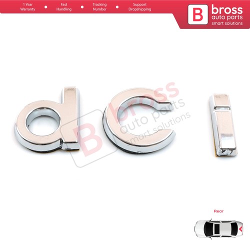 Rear boot dci badge - rear, for