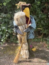 Crow Scarecrow Garden Autumnal