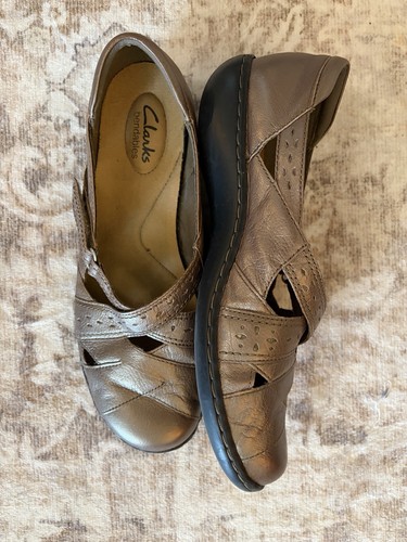 Clarks wide sandal loafers - wide,