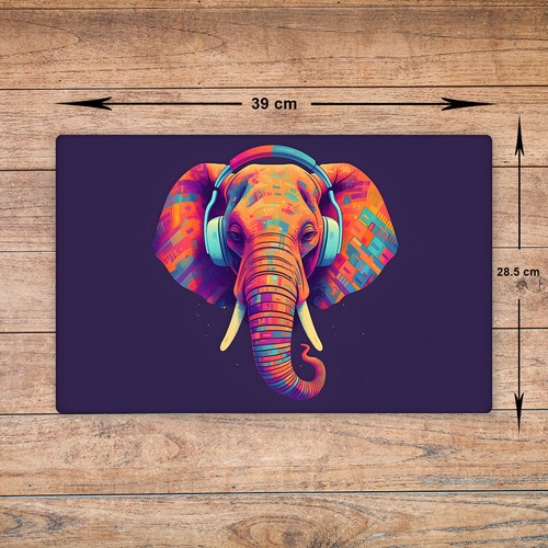 Elephant chopping board - elephant, glass
