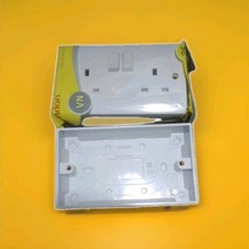 2 Way White Twin Double Switch