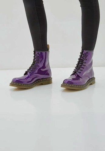 Women martens boots - boots, purple