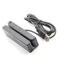 USB Magnetic & Credit Card Reader Stripe Swipe Strip Scanner for USB PC