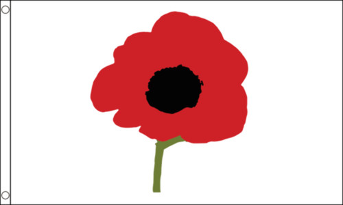Poppy flag 5ft - , x