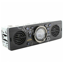 Car Radio Stereo Audio Single 1 Din MP3 Player AUX Bluetooth Built-in 2 Speaker