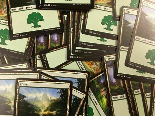 Mtg forest basic lands - 30, x