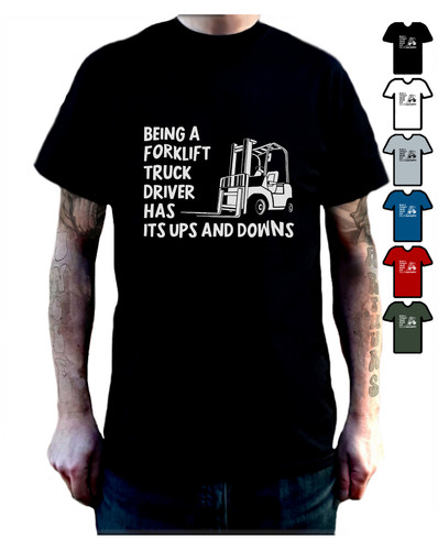 Forklift truck driver shirt - t,
