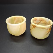 Natural Stone Sake Cup Set of