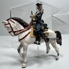 Del Prado? Britains? Metal Lead Military Figure On Horseback *Damage To One Leg*