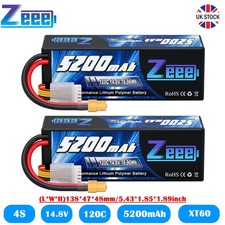 2x Zeee 14.8V 4S LiPo Battery