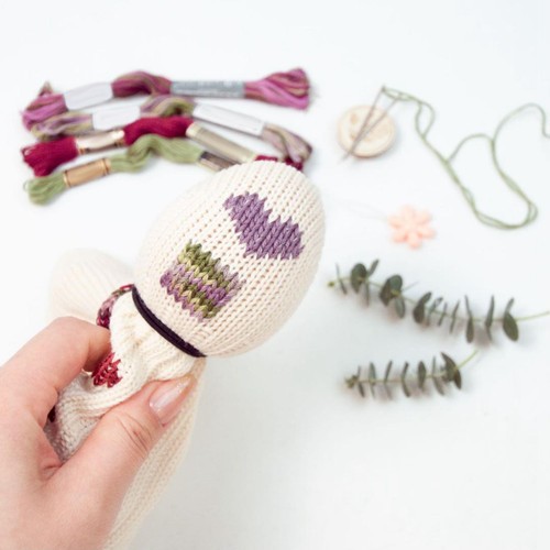 Darning egg - darning, needle