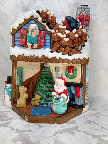 Winter snow christmas village - christmas,