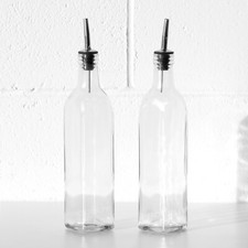Set of 2 Glass 500ml Olive Oil