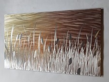 Modern abstract metal wall