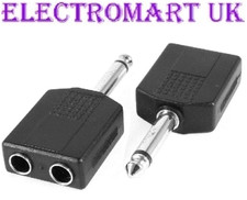 6.35MM 1/4" MONO JACK PLUG TO