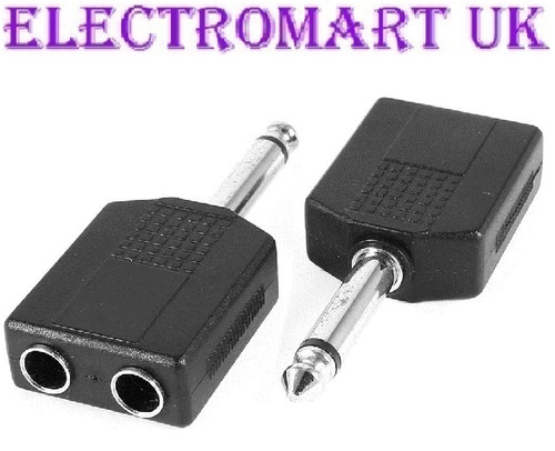 35mm mono jack plug to - 6.35mm, 1/4"