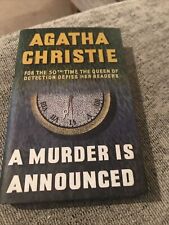 AGATHA CHRISTIE - A MURDER IS ANNOUNCED 2006 Facsimile Hardback BCA